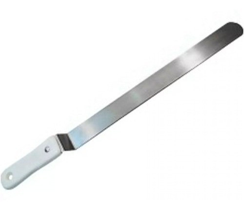 Espatula Reposteria Acero Inoxidable 14cm Con Escalon / Codo 0