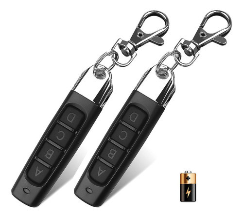 Kit 2 Controles Remoto Duplicador Clonador Portao 433mhz 0