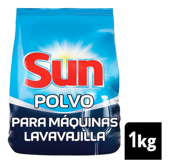 Polvo Lavavajilla Sun Desengrasante Recarga Económica 1 Kg 0