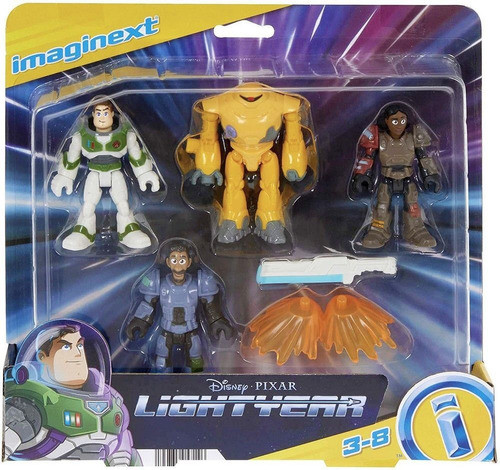 Imaginext Buzz Lightyear Filme 2022 - 4 Figuras Mattel Hgt27 0