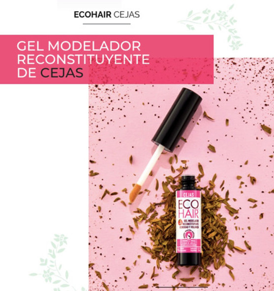 Eco Hair Gel Modelador Reconstituyente De Cejas 5ml 1