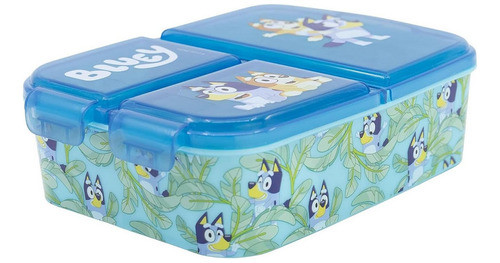 Bazar Bluey 1320 Sandwichera Envase Vianda Comida Bingo 0