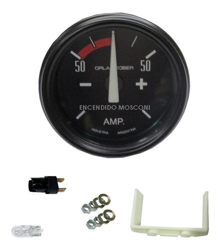 Amperimetro Orlan Rober Linea Classic 52mm 50a Amper 1