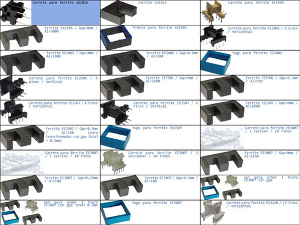 Carrete Para Ferrite Uu1016 1