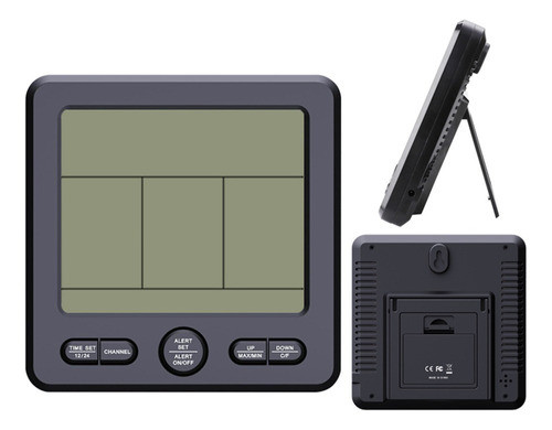 Termohigrômetro Digital Sem Fio Interno E Externo Com 3 1
