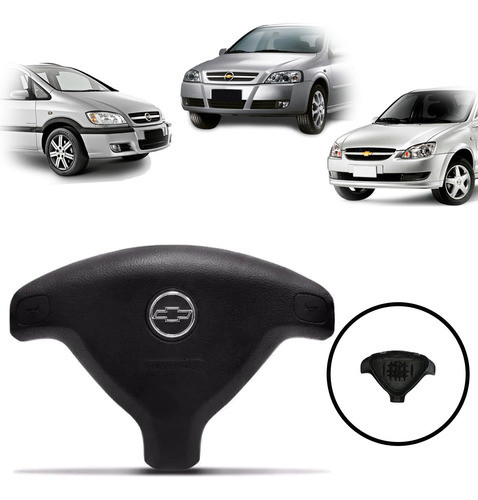 Tampa Capa Buzina Volante Air Bag Zafira Astra Corsa Classic 0