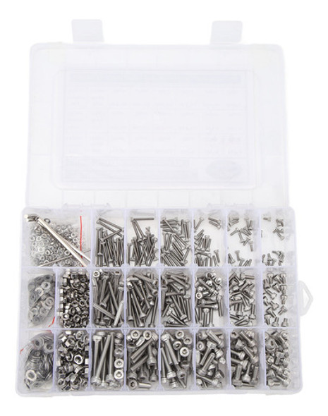 Parafuso De Cabeça De Soquete De Botão 1080 Unidades Com Tam 0