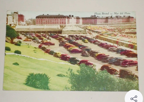 Tp Antigua Postal - Mar Del Plata - Playa Bristol 0