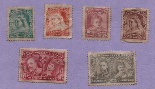 Lote De 6 Sellos De Inglaterra 0