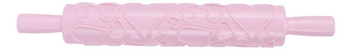 Rolo Estampado De Plástico Fondant Rolling Pin Para Biscoito 1