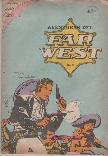 Antigua Historieta * Aventuras Del Far West * Nº3 Año 1968 0