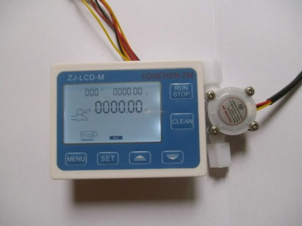 Nuevo G1/4  Medidor De Flujo Control Lcd + Sensor De Flujo D 1