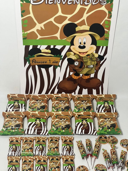 Golosinas Personalizadas X 15 Candy Bar Safari 1
