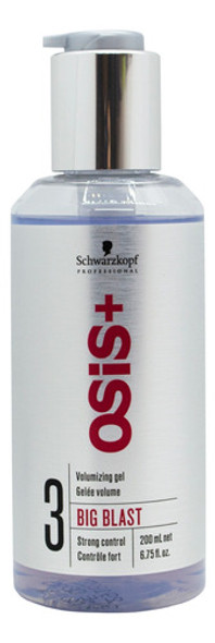 Schwarzkopf Osis+ Big Blast Gel Volumen Fijacion Fuerte 3c 0