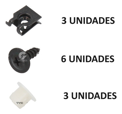 Kit Clip Guardaplast Strada Trekking 2009 A 2015 Delantero 1