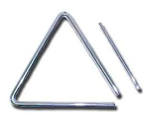 Triangulo Musical 17 Cm Percusion Bateria Cu 0