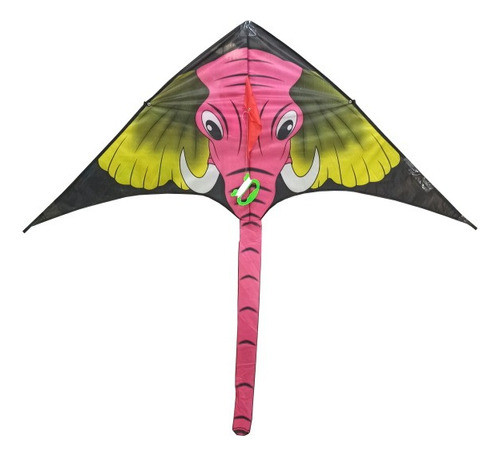Elefante Trompa Facil Animal Barrilete Cometa Simple + Hilo 0