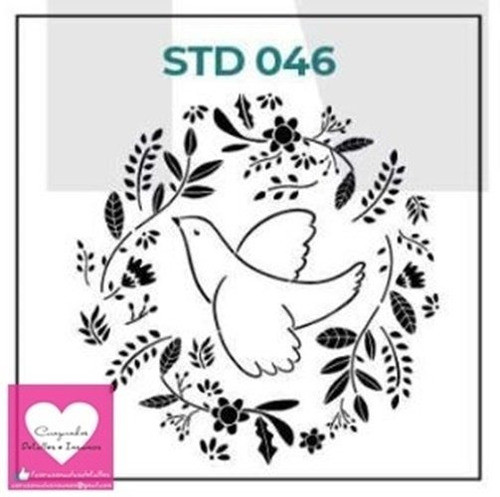 Stencils - Linea D 46 - Hyn - Paloma De La Paz Ramas Hojas 0