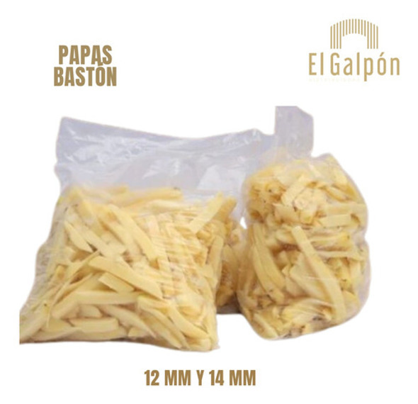 Papa Pelada Y Cortada ( Bastones De 12mmx12mm ) 1