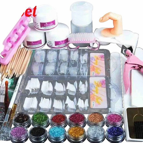 Kit De Unhas De Porcelana Acrigel | Kit Completo De Moldes 0