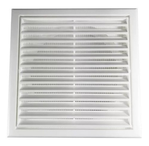 Grelha Fixa Em Plástico Abs Com Tela 150mm 1