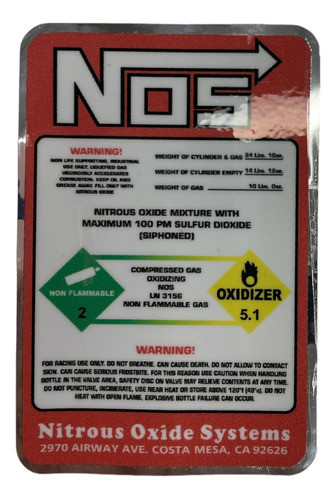 Adhesivo Nos Nitro 0