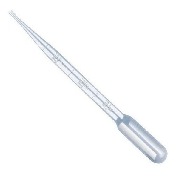 Pipeta Pasteur 3ml Plástica Conta Gostas 500 Unidades 1