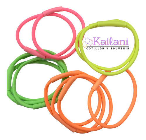 Pulsera Flúor De Goma X 48 Und 0