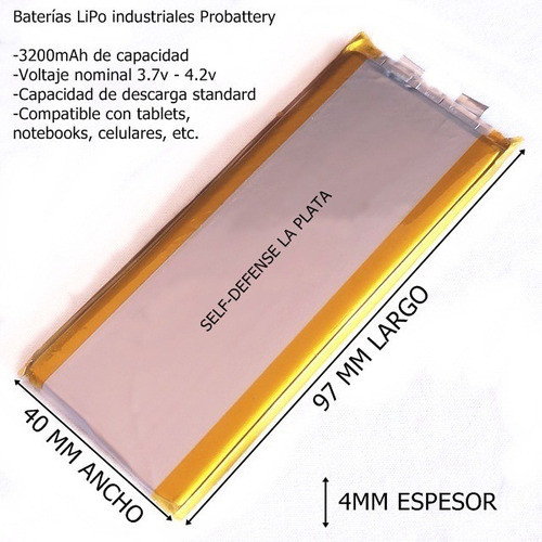 Celda Lipo 3200mah 3.7v Repuesto Celular, Tablet, Notebook 1