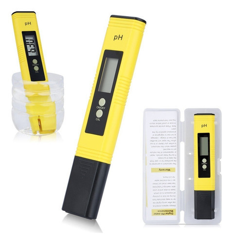 Medidor De Ph Con Pantalla Lcd Digital Pro Con Estuche 0