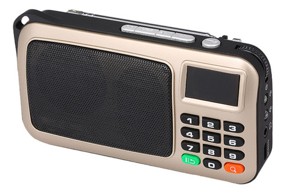 Conjunto De Rádio Com Fio Com Lanterna Radio Fm Led Usb Spea 0