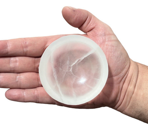 Tigela Pote Pedra Cristal Selenita Natural Bowl 1