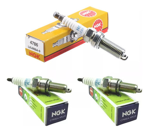 Kit 3 Bujias Ngk Bajaj Rouser Ns 200 Dominar 400 Solomoto 0