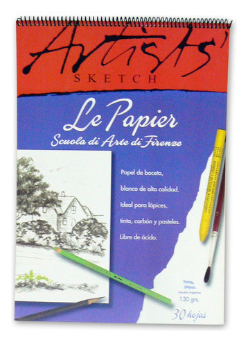 Block Boceto 140g 35 X 47 Le Papier Artist 30 Hojas 0