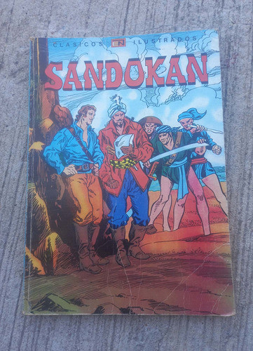 Sandokan - Clasicos Ilustrados - Libro - Novaro - Mayo 1980 0