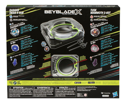 Juego De Batalla Beyblade Xtreme Con Beystadium Y 2 Tops 1