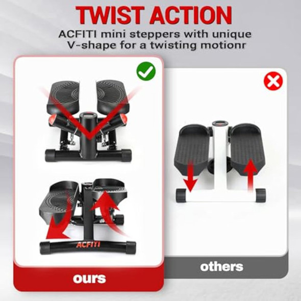 Acfiti Mini Steppers Para Ejercicio, Máquina De 1 Acfiti Mini Steppers Para Ejercicio, Máquina De 1