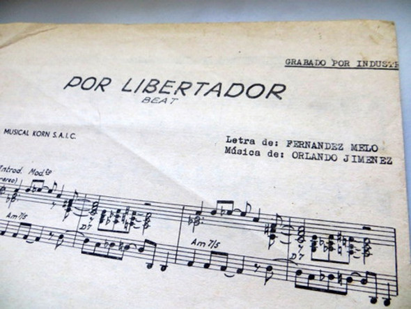 Por Libertador Fernandez Melo + Dos Apodos... Partitura Beat 1
