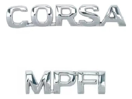 Kit Emblemas Corsa Mpfi 96 97 98 99 0