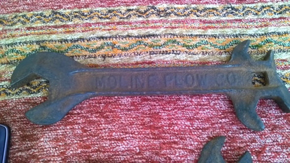 Antigua Llave D Boca Maquina Agrícola Moline Plow Co Tractor 1