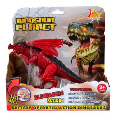 Dragon Con Luz, Sonido Y Movimiento En Caja  - Ba200354 0