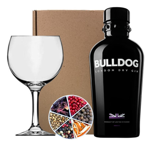 Combo Gin Bulldog + Copon + Botanicos + Caja Gin Tonic Box 0