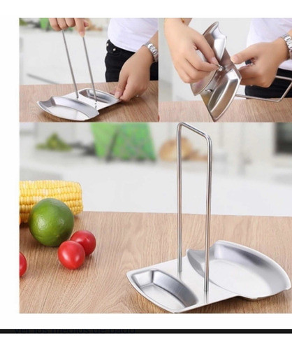 Soporte Cocina Para Tapa Olla Y Cuchara 1