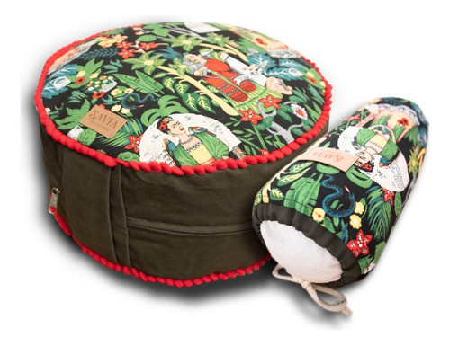 Combo Zafu + Minibolster - Frida Relleno Sarraceno - Savia 0