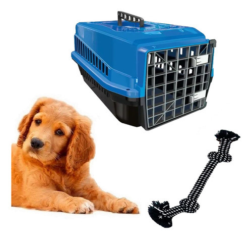 Mordedor Corda Forte Trançada + Caixa Transporte N4 Azul 0