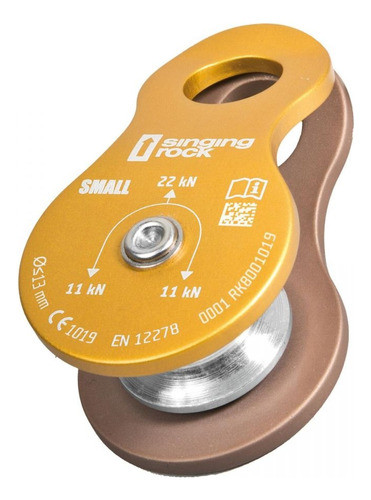 Polea Simple Placas Móviles Prusik Singing Rock Pulley Small 0