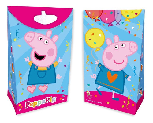 Bolsitas De Papel C/cierre X 8 U. Peppa Pig Personajes 0