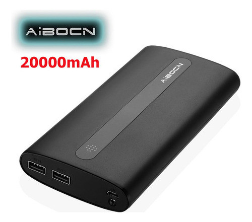 Aibocn 20000mah Banco De Potencia Dual Usb Móvil Portátil Ca 1
