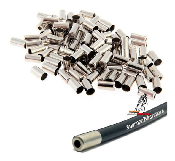 Shimano Terminales Topes Funda Freno Bicicleta 5x10mm 10u 1 Shimano Terminales Topes Funda Freno Bicicleta 5x10mm 10u 1