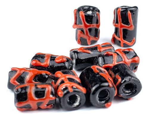 Kit C/ 10 Firmas Desenhada 17mm Exu Tridente Murano Guias 0